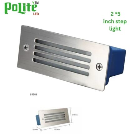 Led Step Light 2*5 inch metal grill